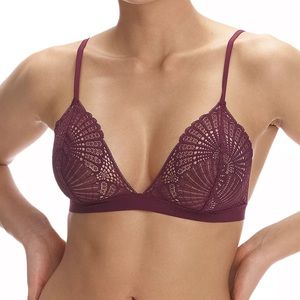 NWT - Commando - Butter + Lace Bralette - Pinot - Small